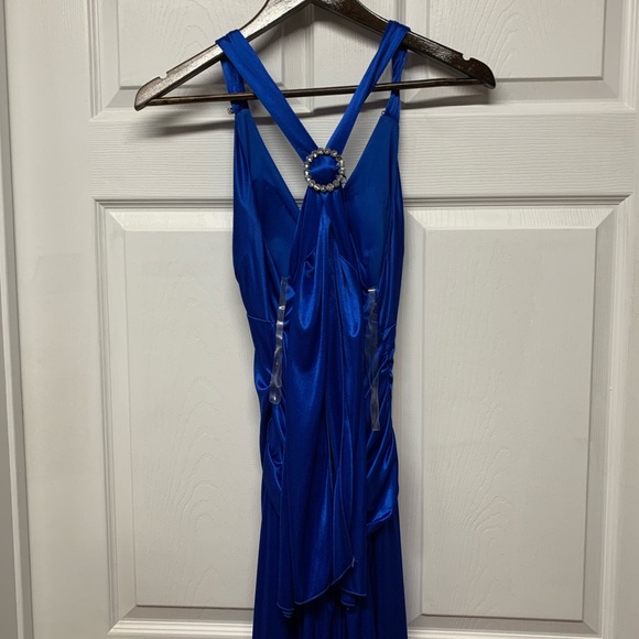 Royal Blue Formal Full-Length Dress - Picture 5 of 11